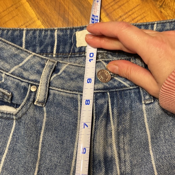 Pacsun Striped Mom Jeans 24 - Picture 8 of 9